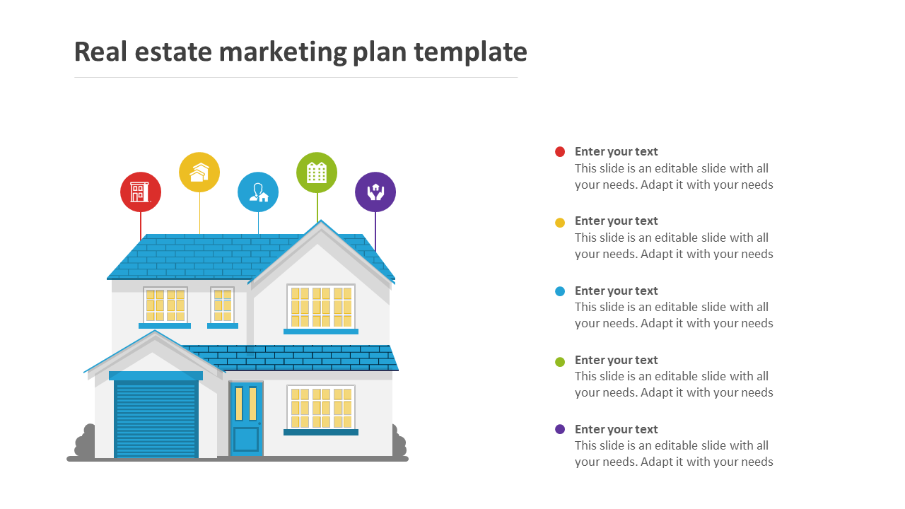 real estate marketing plan template